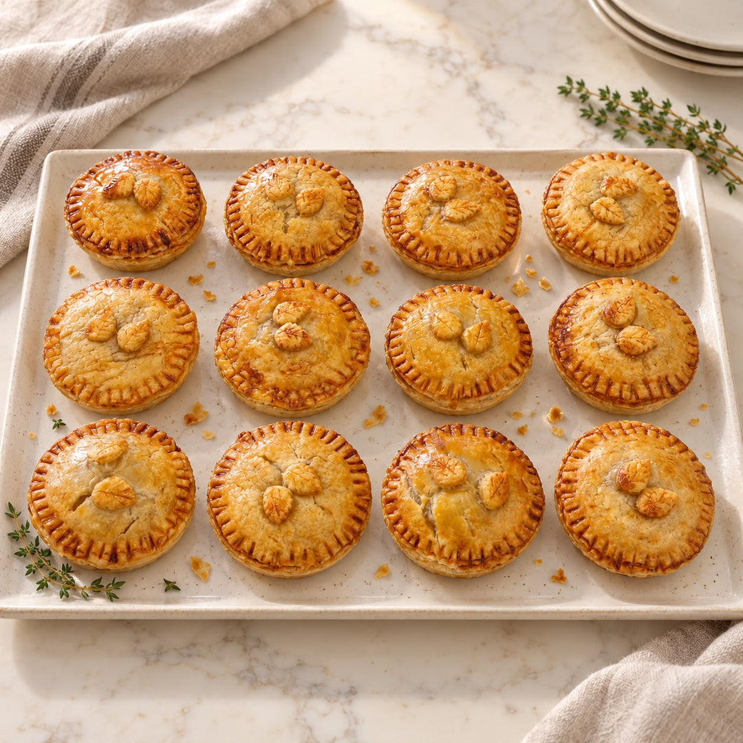 12 mini Roast Chicken Pies