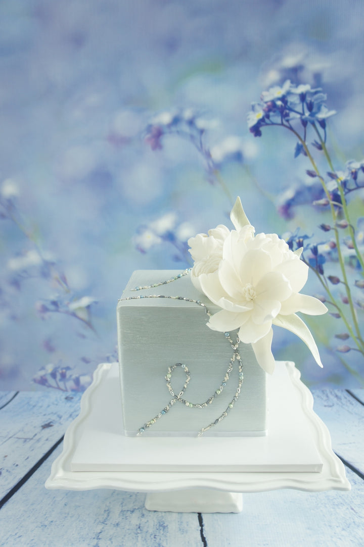 Aquamarine Square Bejewelled