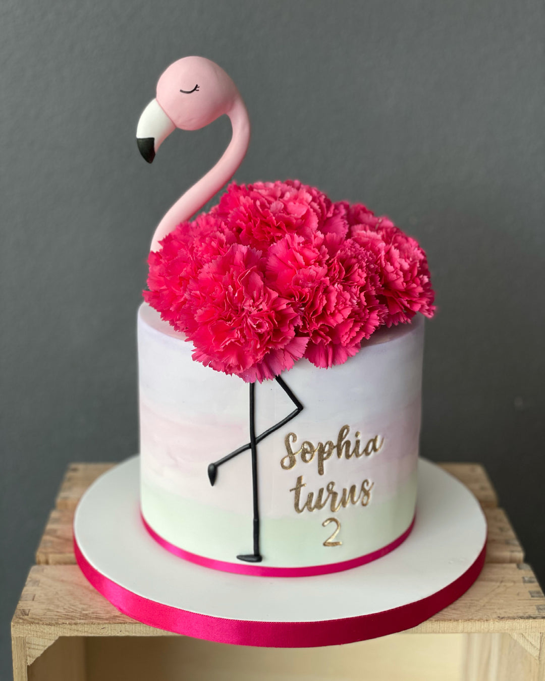 Demure Flamingo