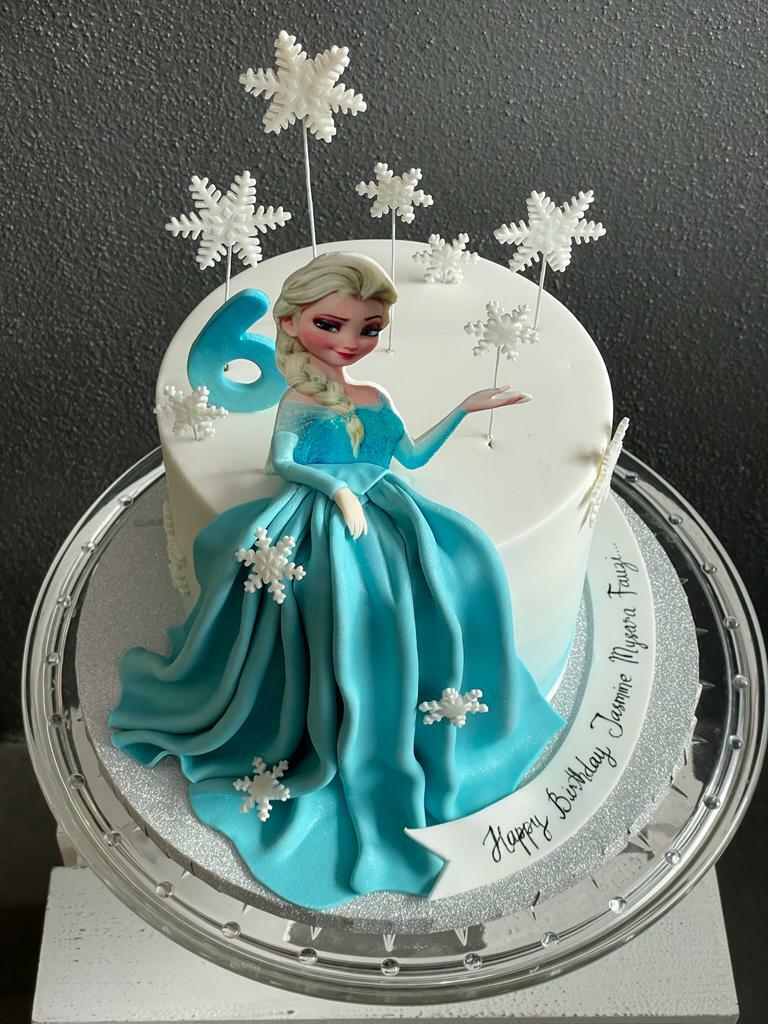 Elsa Dress cake