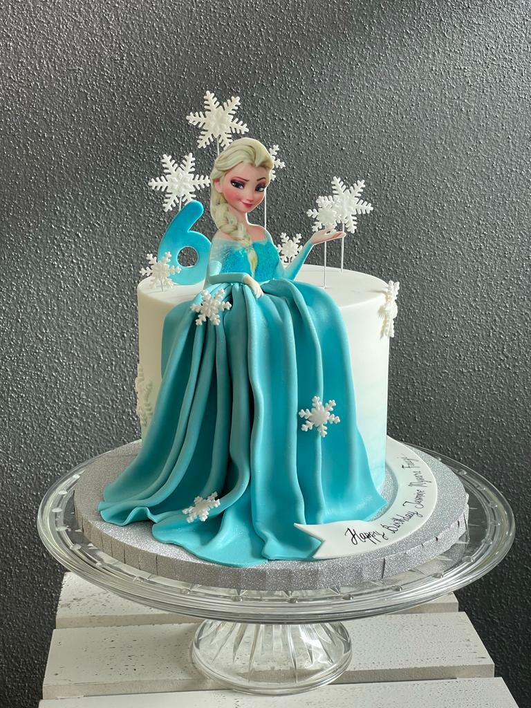 Elsa Dress cake