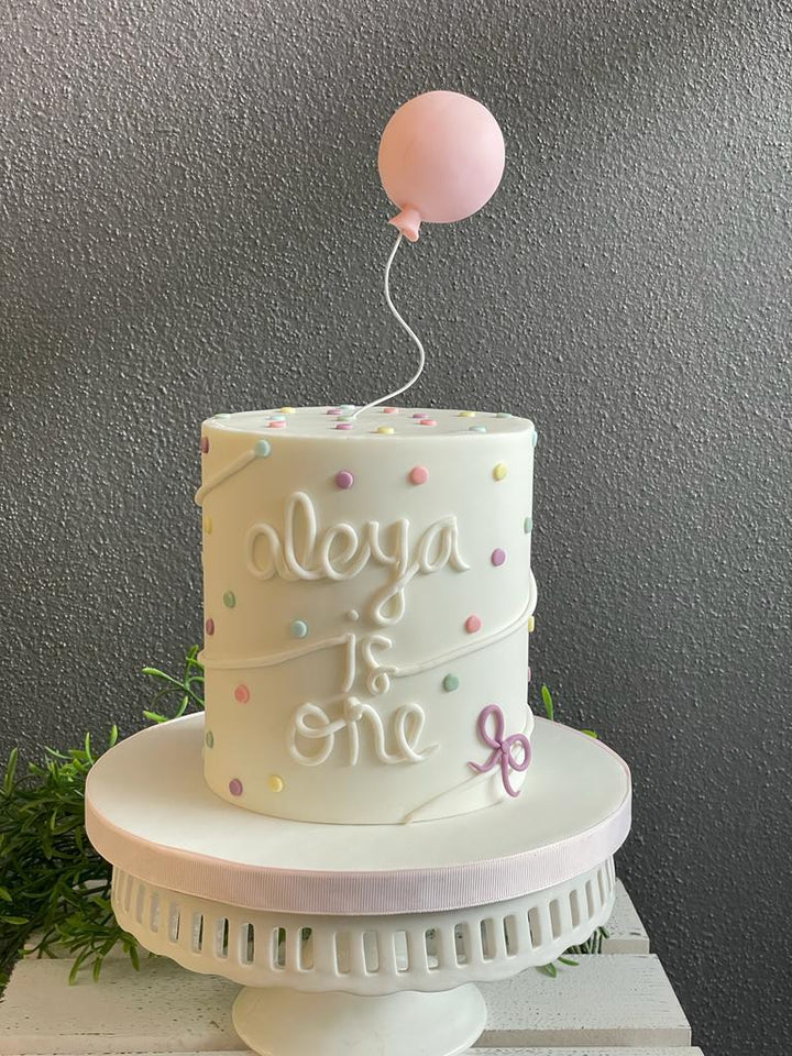 Number 1 Confetti Cake