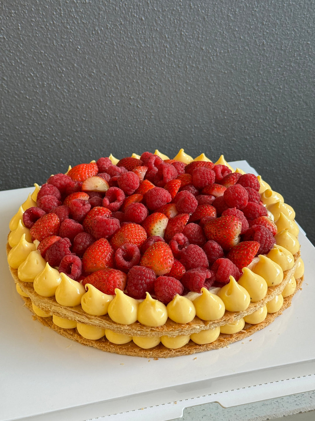 Strawberry & Raspberry Mille Feuille