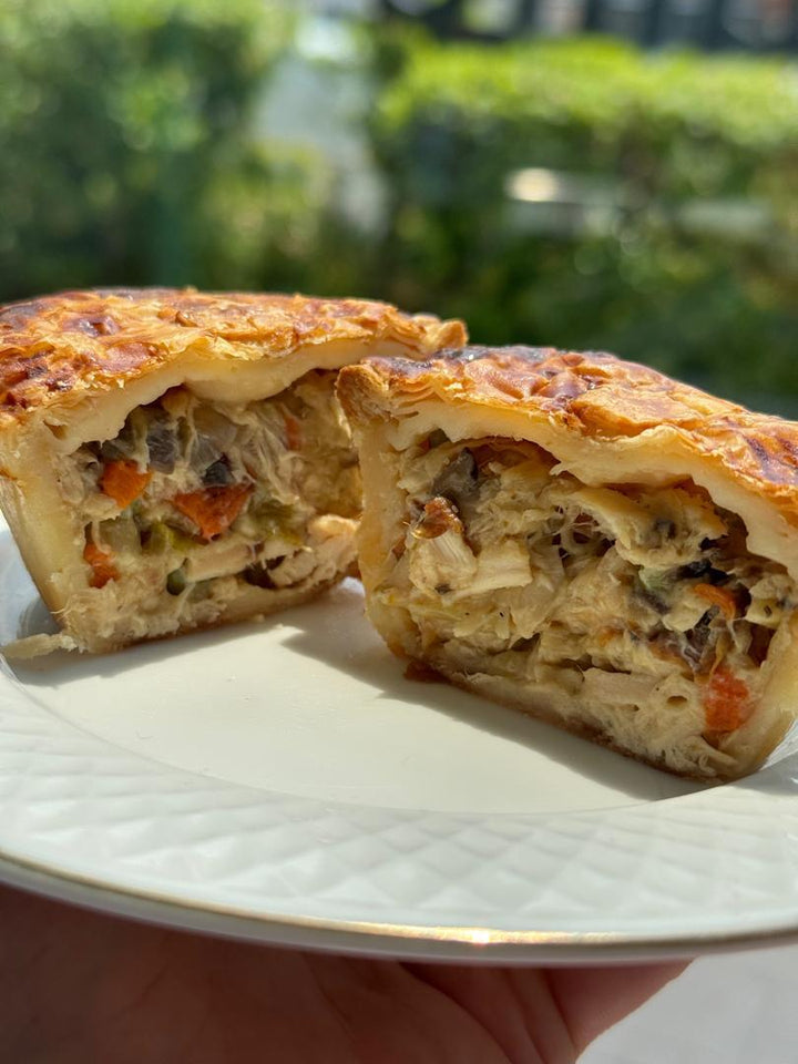 12 mini Roast Chicken Pies