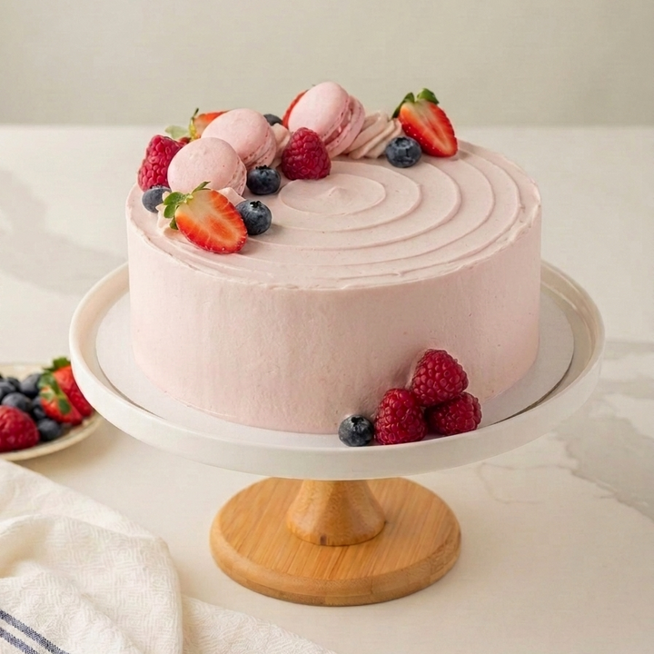 9" Vanilla Raspberry Cake