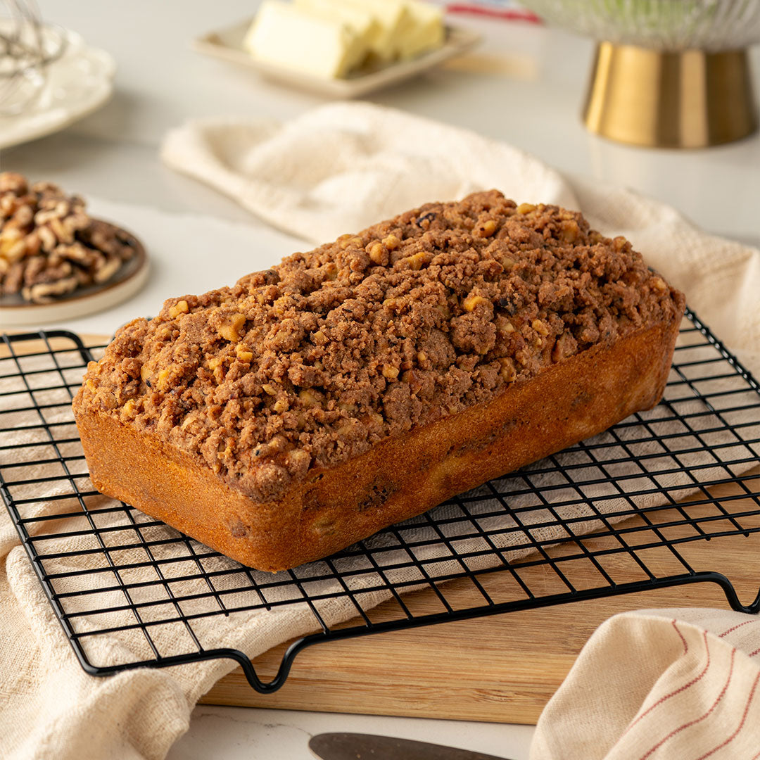 Apple Cinnamon Streusel Loaf Cake