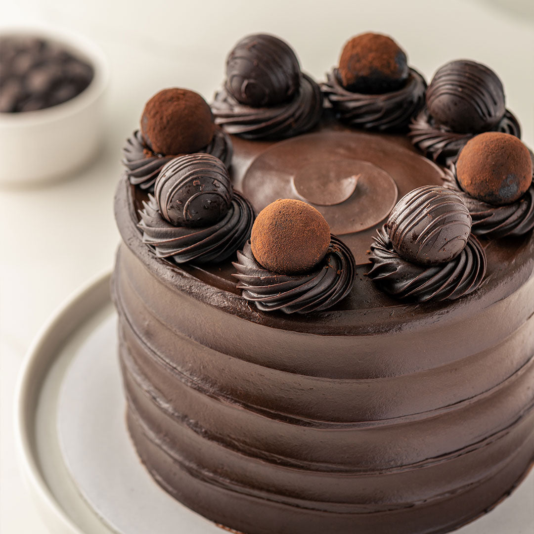Belgian Chocolate Truffle Cake