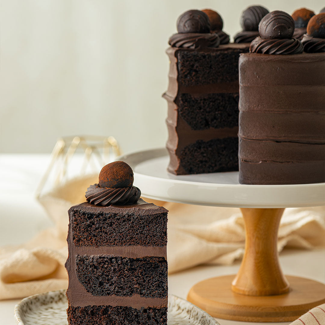 Belgian Chocolate Truffle Cake