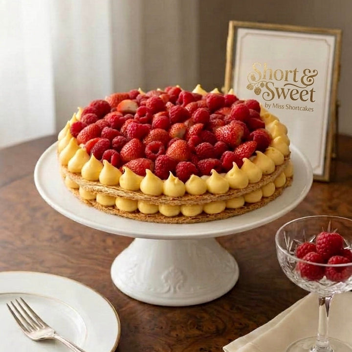Strawberry & Raspberry Mille Feuille
