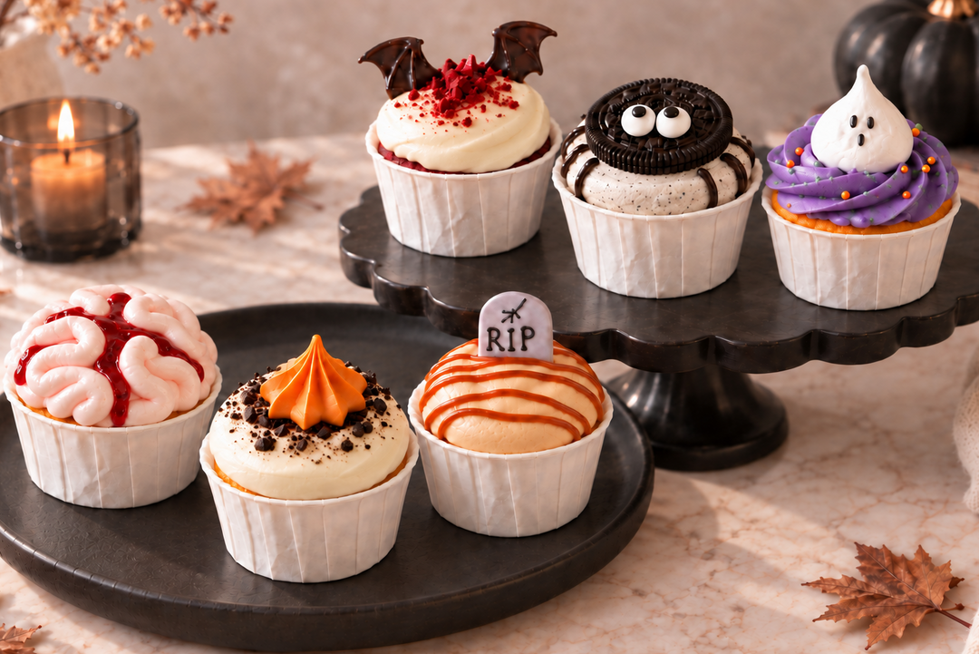 6 pc Halloween Cupcakes