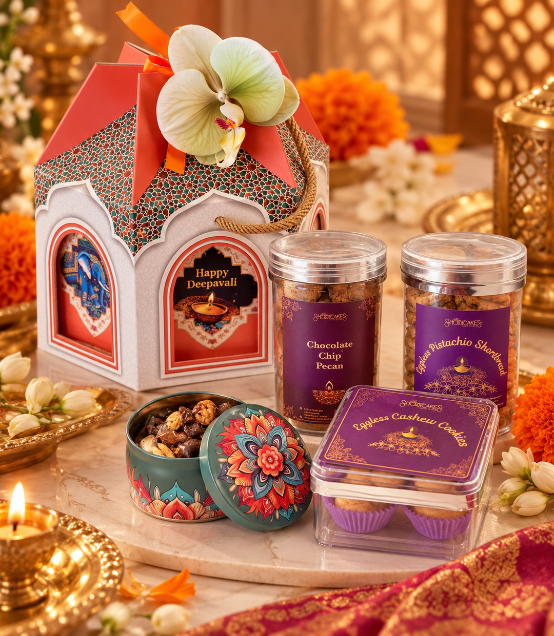 Diwali Pavilion Cookie Box