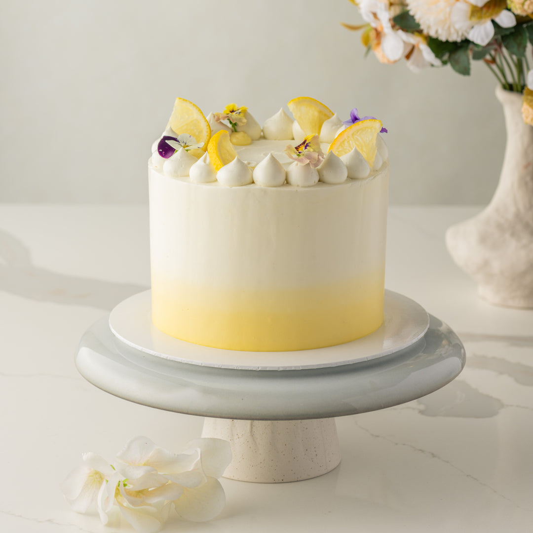 Lemon Poppyseed with Elderflower and Lemon Curd