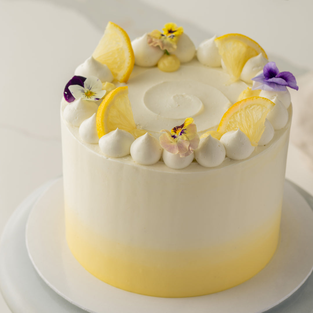 Lemon Poppyseed with Elderflower and Lemon Curd