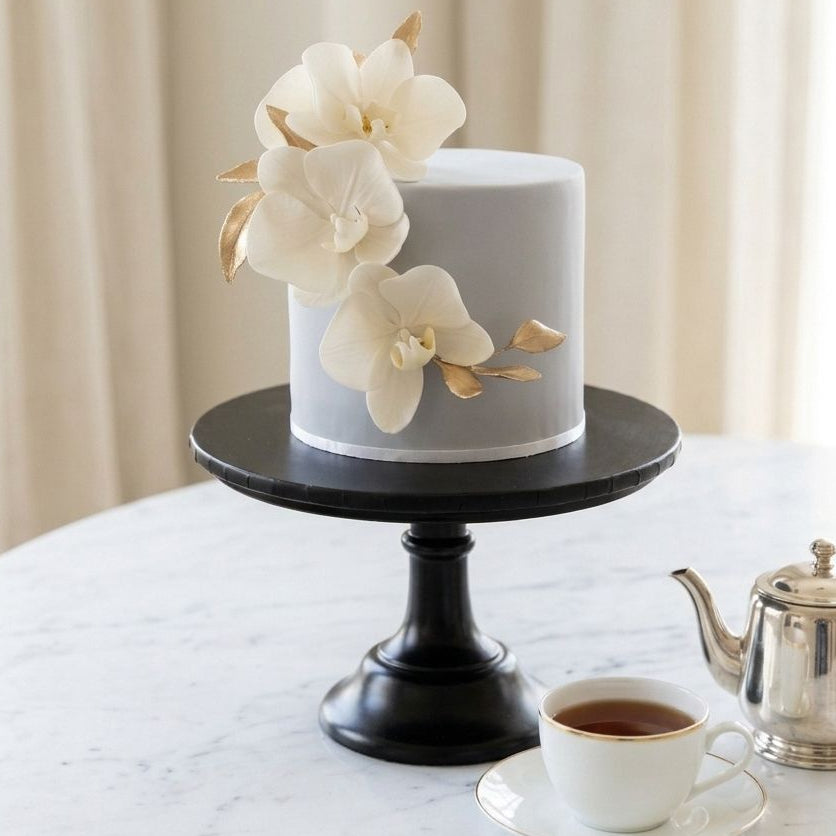 Grey and White Orchids