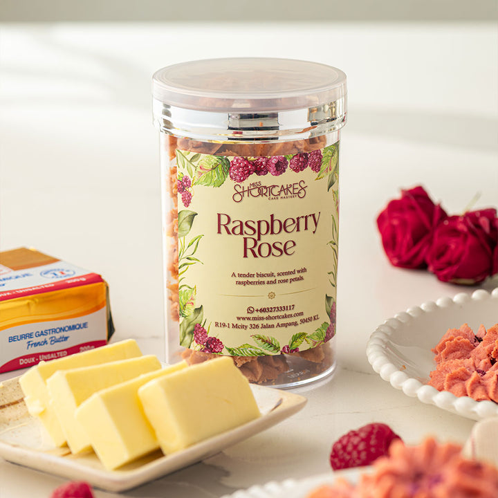 Raspberry Rose Cookies