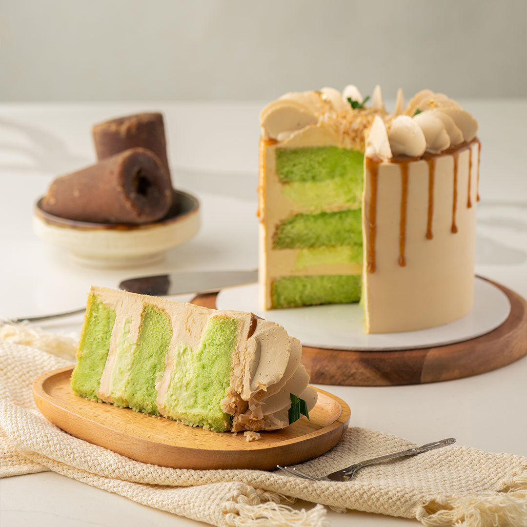 Ultimate Pandan Gula Melaka Cake