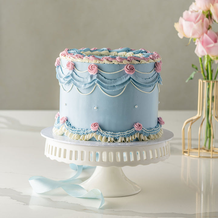 Vintage Birthday Cake