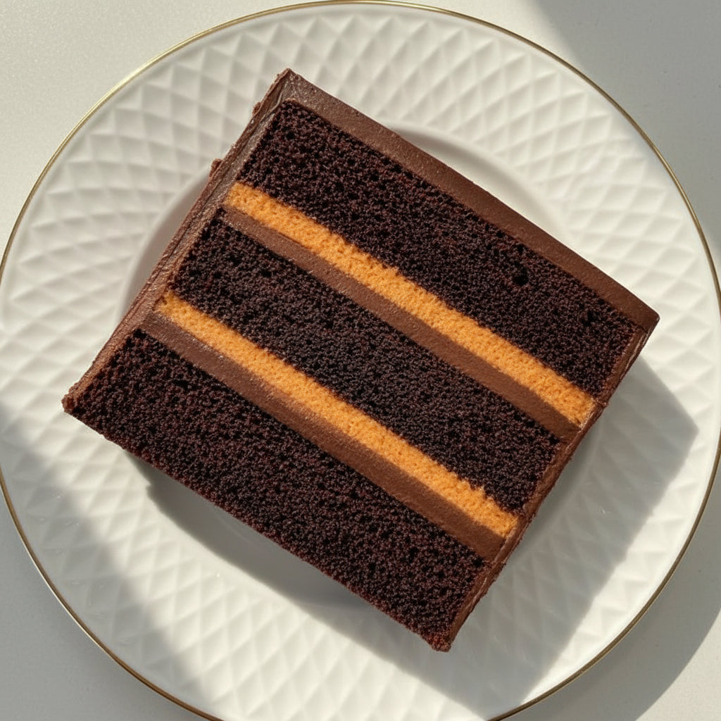 Father's Day Chocolate and Caramel Cake