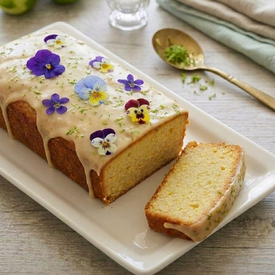 Lemon Lime Drizzle Loaf